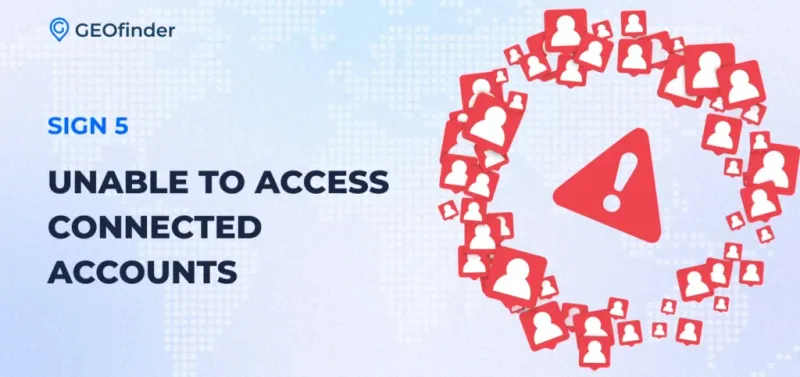 Locked out of other linked accounts - email security explained by GEOfinder
