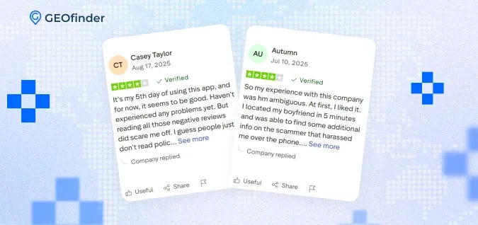 GEOfinder Reviews