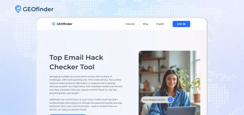 GEOfinder Email Hack Checker