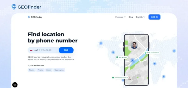 GEOfinder find location by phone number GEOfinder find location by phone number